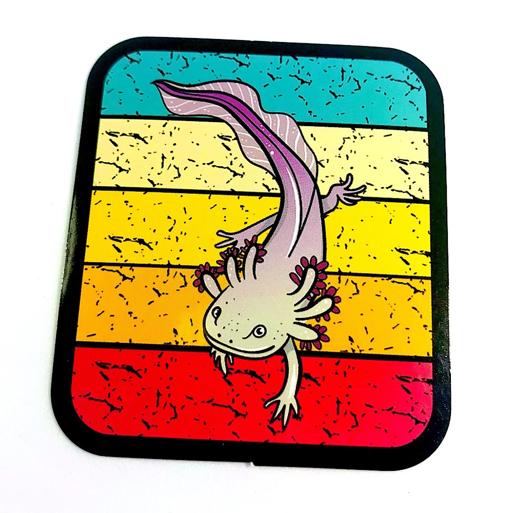 Axolotl Crazy Trending WaterProof Single Decor Accent Sticker